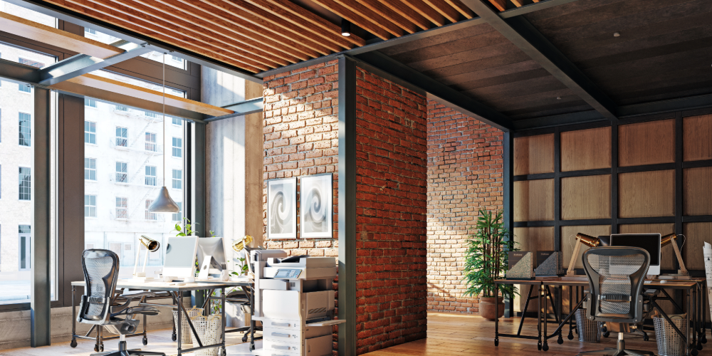 Industrial style office building